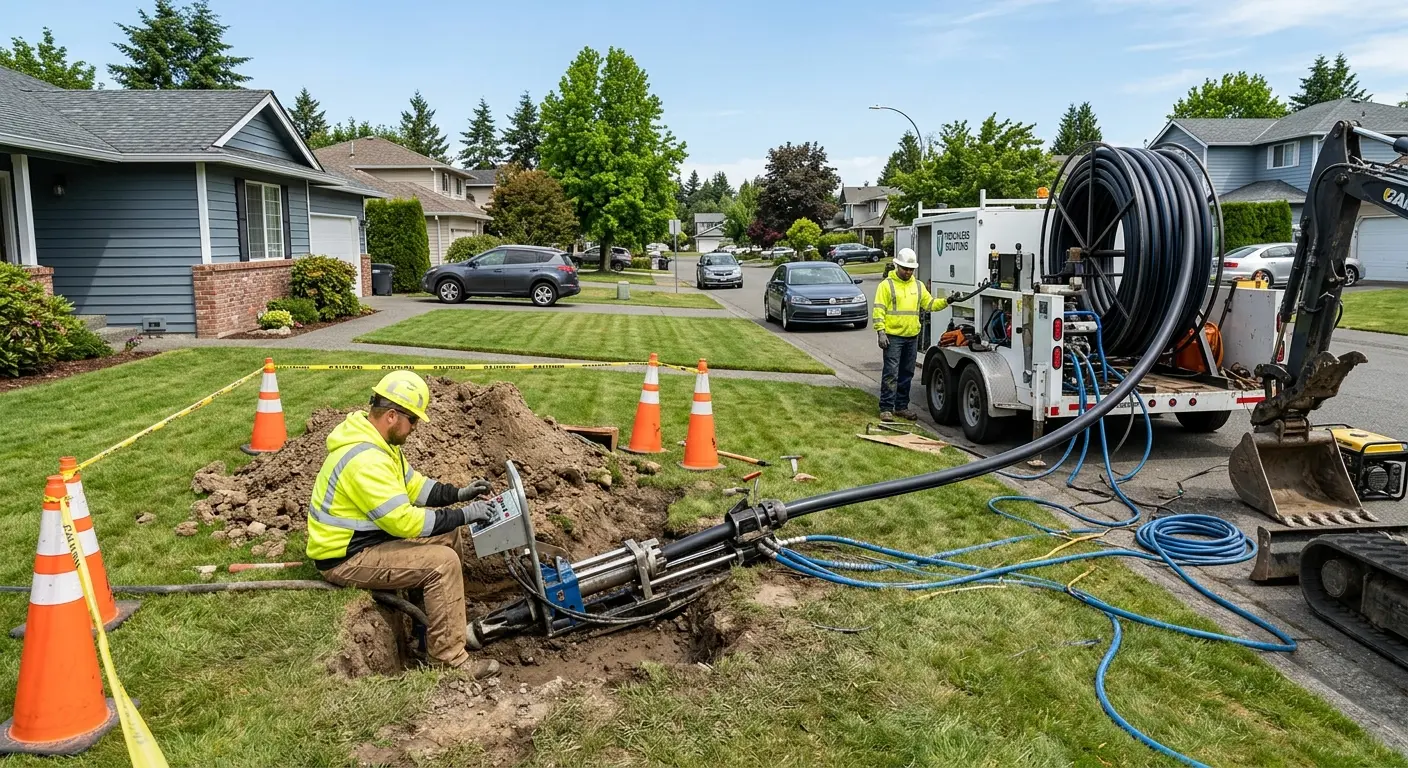 Sewer Line Installation in West Vincent, PA